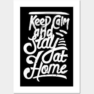 Stay home Posters and Art